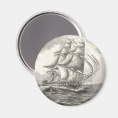 USS Constitution Magnet (Vorderseite/Rückseite)