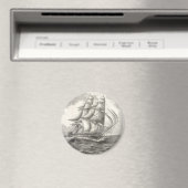 USS Constitution Magnet (In Situ (Geschirrspüler))