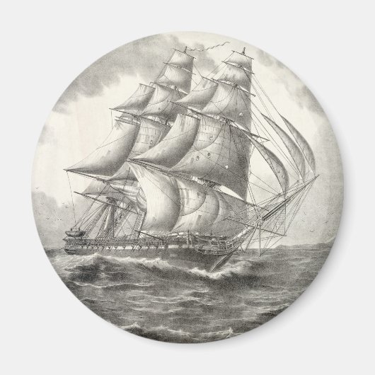 USS Constitution Magnet (Vorne)