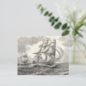 USS Constitution Postkarte (Stehend Vorderseite)