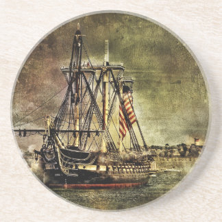 USS Constitution Sandstein Untersetzer