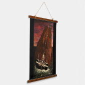 Uss CONSTITUTION Wandteppich Mit Holzrahmen (Gewinkelt)