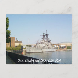 USS Croaker und USS Little Rock Postkarte