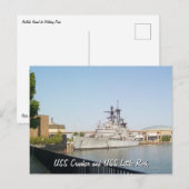 USS Croaker und USS Little Rock Postkarte (Vorne/Hinten)