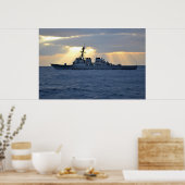 USS Curtis Wilbur (DDG 54) Poster (Küche)