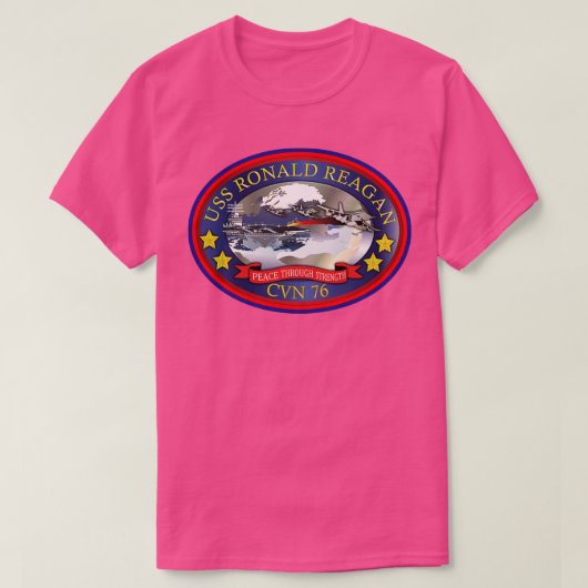 USS CVN T-Shirt (Design vorne)