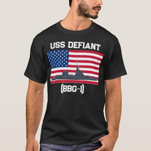 USS Defiant (BBG-1) T-Shirt (Vorderseite)