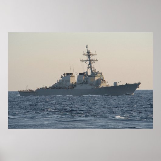 USS Donald Cook (DDG 75) Poster (Vorne)