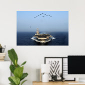 USS Dwight D. Eisenhower (CVN 69) Poster (Heimbüro)