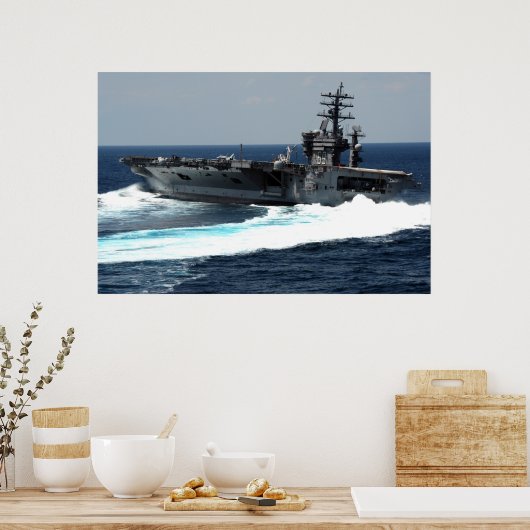 USS Dwight D. Eisenhower (CVN 69) Poster (Küche)