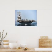 USS Dwight D. Eisenhower (CVN 69) Poster (Küche)