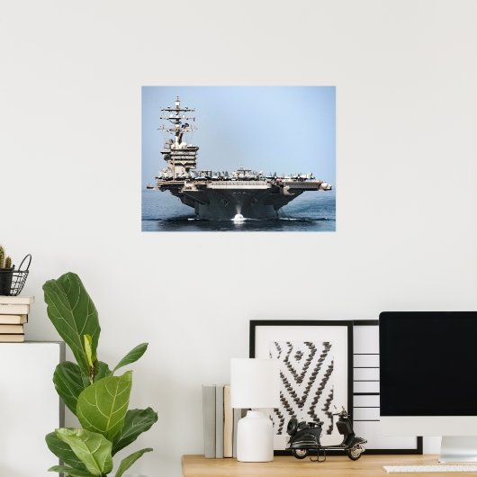 USS Dwight D. Eisenhower (CVN 69) Poster (Heimbüro)