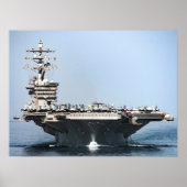 USS Dwight D. Eisenhower (CVN 69) Poster (Vorne)
