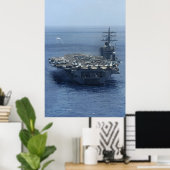 USS Dwight D. Eisenhower (CVN 69) Poster (Heimbüro)