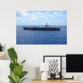 USS Dwight D. Eisenhower (CVN 69) Poster (Heimbüro)