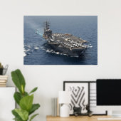 USS Dwight D. Eisenhower (CVN 69) Poster (Heimbüro)
