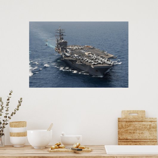 USS Dwight D. Eisenhower (CVN 69) Poster (Küche)