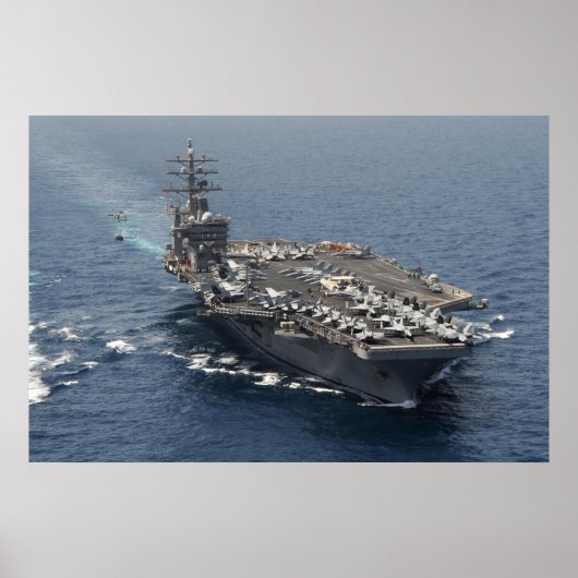 USS Dwight D. Eisenhower (CVN 69) Poster (Vorne)