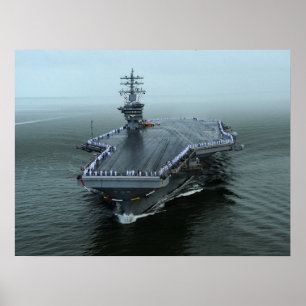 USS Dwight D. Eisenhower (CVN 69) Poster