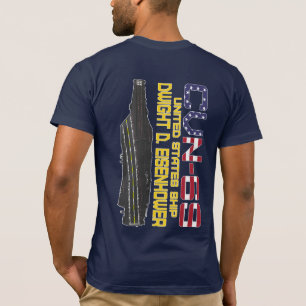USS DWIGHT D. EISENHOWER CVN-69 T - Shirt