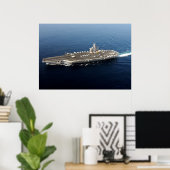 USS Dwight D. Eisenhower Poster (Heimbüro)