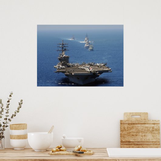 USS Dwight D. Eisenhower Poster (Küche)