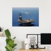 USS Dwight D. Eisenhower Poster (Heimbüro)