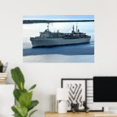 USS Emory S. Land (AS 39) Poster (Heimbüro)
