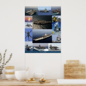 USS Enterprise Collage Poster (Küche)