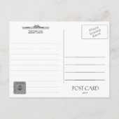 USS ENTERPRISE CV-6 AIRCRAFT CARRIER - Postkarte (Rückseite)