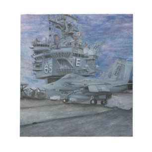 USS ENTERPRISE CVN-65 NOTIZBLOCK