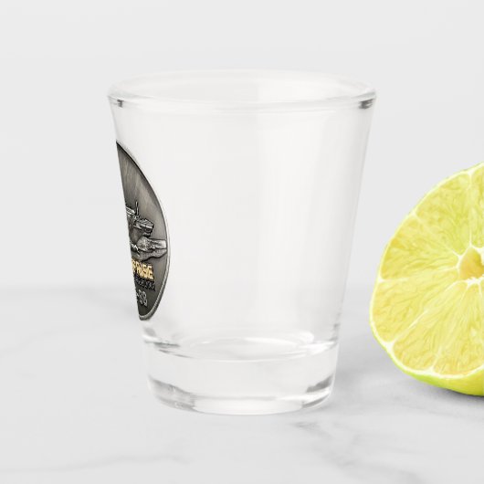 USS Enterprise (CVN-80) Schnapsglas (Rechts)
