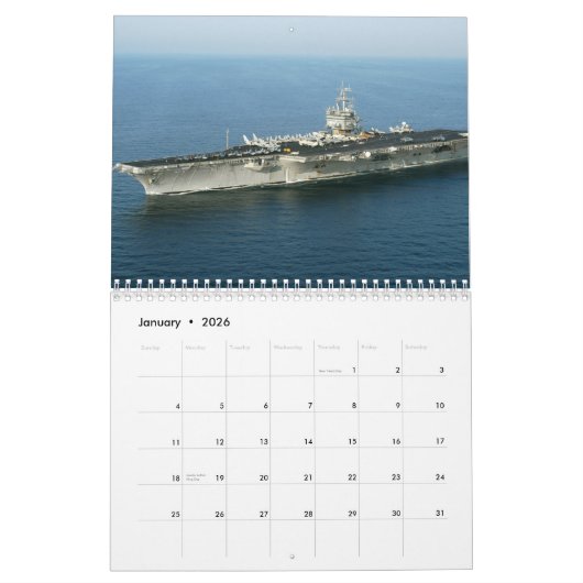 USS Enterprise Kalender (Jan 2026)