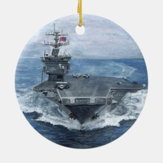 USS Enterprise Keramik Ornament (Hinten)