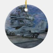 USS Enterprise Keramik Ornament (Hinten)