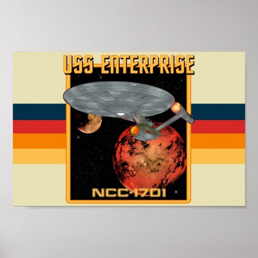 USS Enterprise NCC1701 Poster (Vorne)