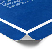 USS Enterprise (NCC-1701) - Pläne für Schiffskonze Poster (Ecke)