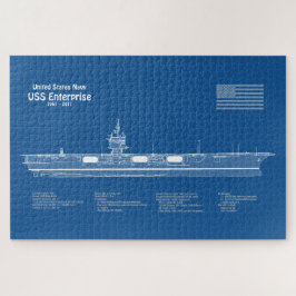 USS Enterprise (NCC-1701) - Pläne für Schiffskonze Puzzle