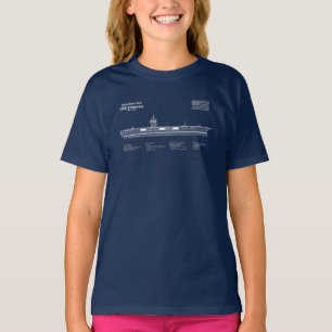 USS Enterprise (NCC-1701) - Pläne für Schiffskonze T-Shirt