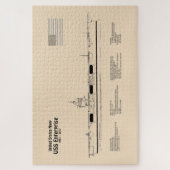 USS Enterprise (NCC-1701) - Schiffskatalog SD Puzzle (Vertikal)