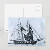 USS Enterprise Postkarte (Vorne/Hinten)