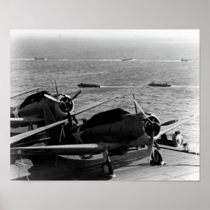 USS Enterprise Vorbereitung auf den Einmarsch in G Poster