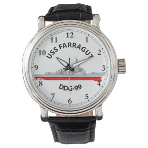 USS FARRAGUT - DDG-99 - ARLEIGH BURKE WATCH ARMBANDUHR