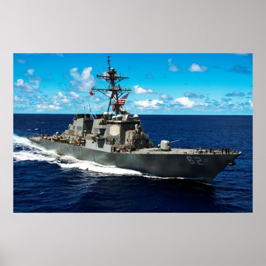 USS Fitzgerald (DDG 62) Poster (Vorne)