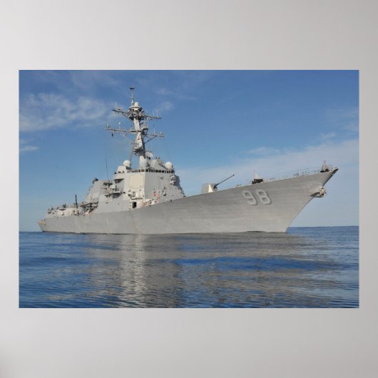 USS Forrest Sherman (DDG 98) Poster (Vorne)