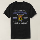 USS Forrestal CVA-59 Sweatshirt T-Shirt (Design vorne)