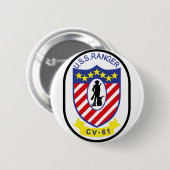 USS-Förster (CV-61) Button (Vorne & Hinten)