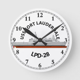 USS FORT LAUDERDALE, LPD-28, SAN ANTONIO RUNDE WANDUHR