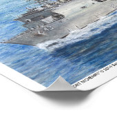 USS FORT MCHENRY Art Print Poster (Ecke)