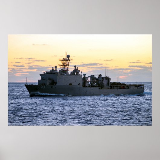 USS Fort McHenry (LSD 43) Poster (Vorne)